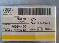 Grajewo ogłoszenia: Radio Ford Focus MK1 wraz z kodem PIN do radia - zdjęcie