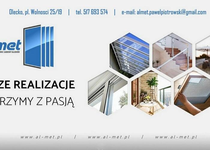Grajewo ogłoszenia: Al-Met Producent stolarki okiennej

* Systemy przesuwne
*...