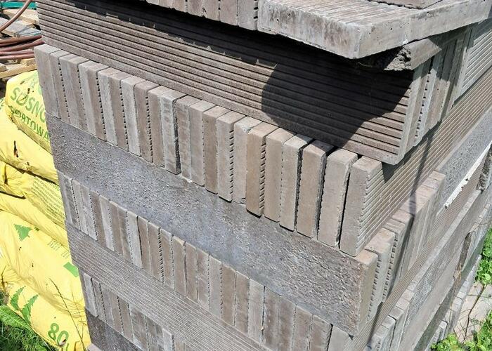 Grajewo ogłoszenia: Sprzedam 31,5 m2 (280szt.) deski z betonu architektonicznego,...