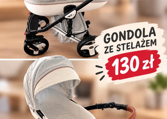 Grajewo ogłoszenia: Sprzedam gondolę ze stelażem stan db, wyprana została gondola.